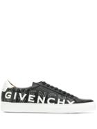 Givenchy Logo Embroidered Sneakers - Black