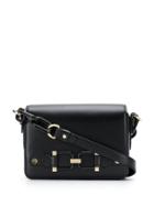 Elisabetta Franchi Mini Box Shoulder Bag - Black
