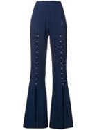 Jonathan Simkhai Classic Flared Trousers - Blue