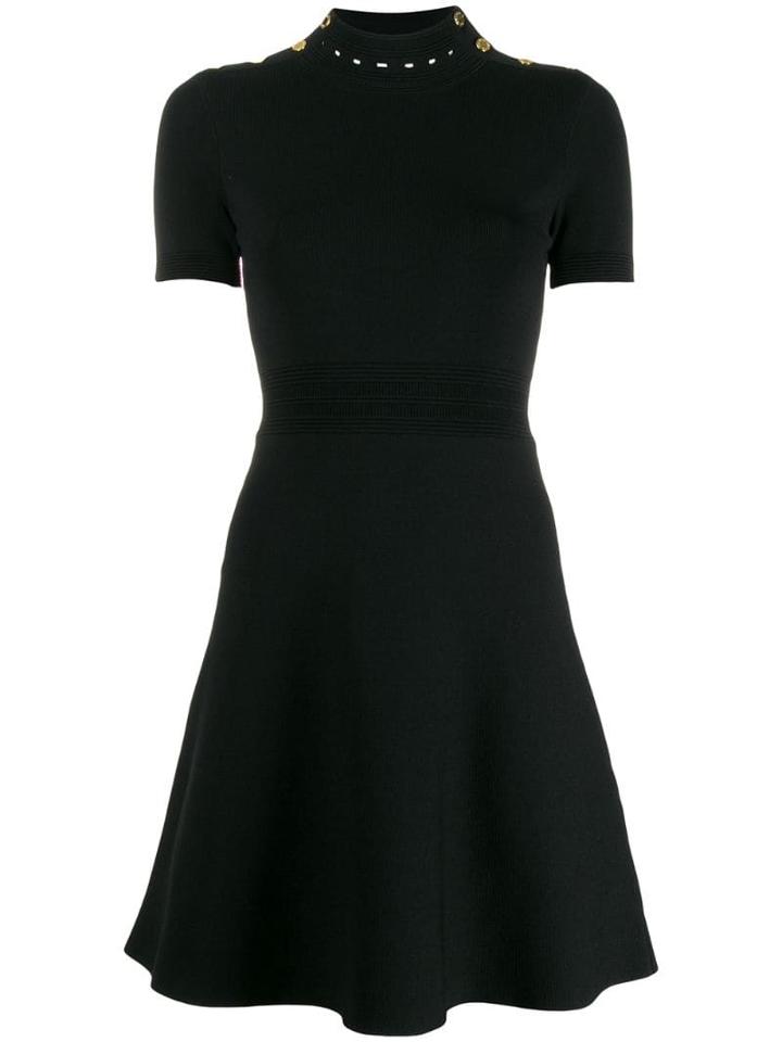 Sandro Paris Short-sleeved Knit Dress - Black