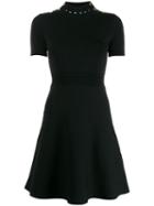 Sandro Paris Short-sleeved Knit Dress - Black