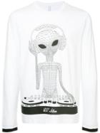 Blackbarrett Dj Alien Print T-shirt - White