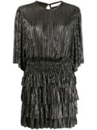Iro Layered Embellished Dress - Metallic
