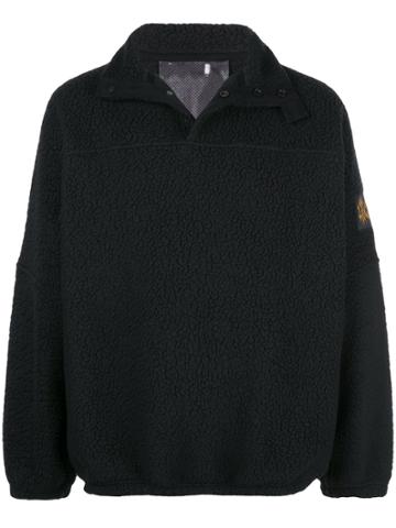 Gr10k Oversized Teddy Sweatshirt - Black