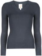 Joostricot V-neck Knit Jumper - Blue