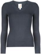 Joostricot V-neck Knit Jumper - Blue