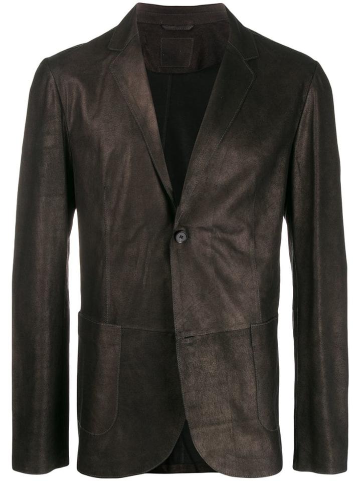 Desa 1972 Slim-fit Button Blazer - Brown