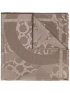 Salvatore Ferragamo Logo Scarf - Neutrals