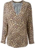 Givenchy Leopard Print Top, Women's, Size: 40, Viscose/spandex/elastane