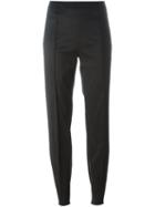 Romeo Gigli Vintage Slim Fit Trousers, Women's, Size: 46, Black