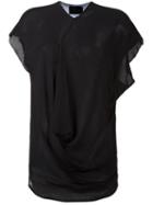 Lost & Found Ria Dunn - Draped Blouse - Women - Silk - M, Black, Silk