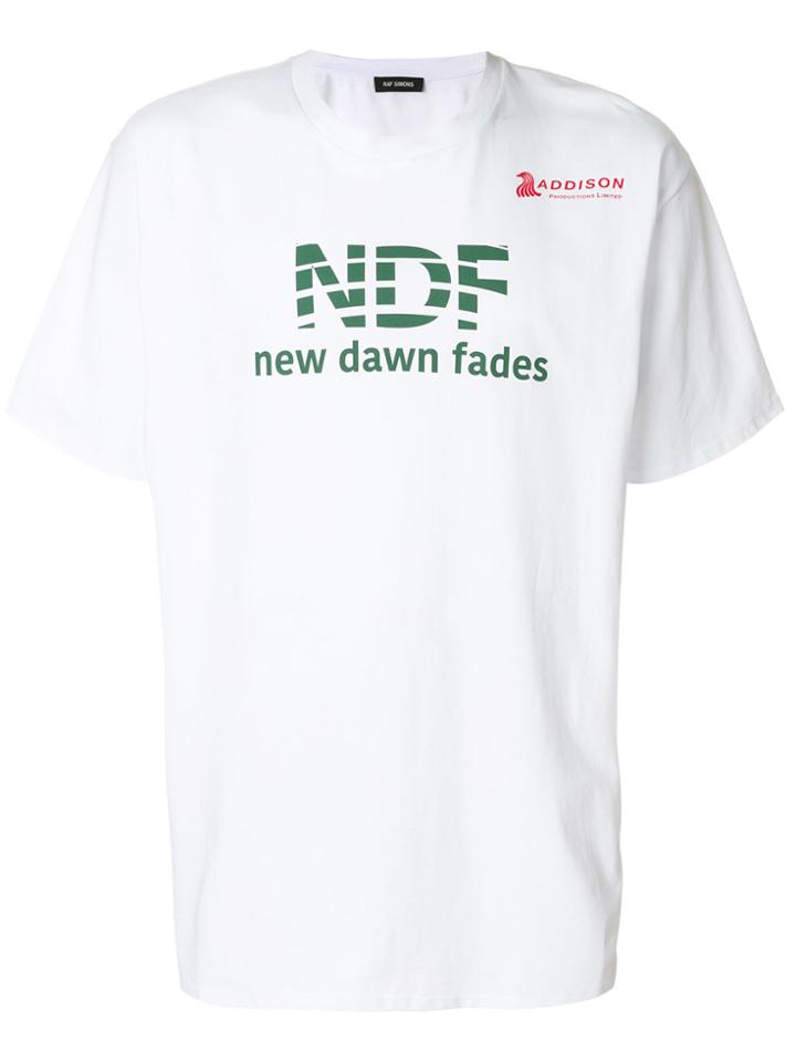 Raf Simons Ndf Printed T-shirt - White