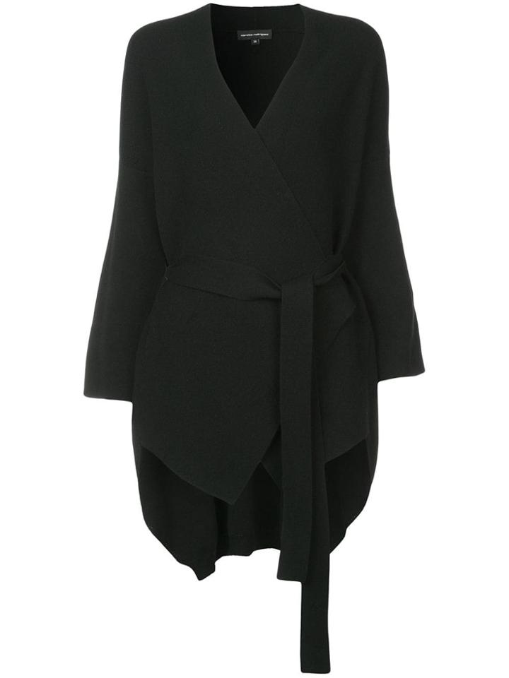 Narciso Rodriguez Wrap Front Cardigan - Black