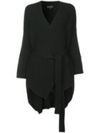 Narciso Rodriguez Wrap Front Cardigan - Black