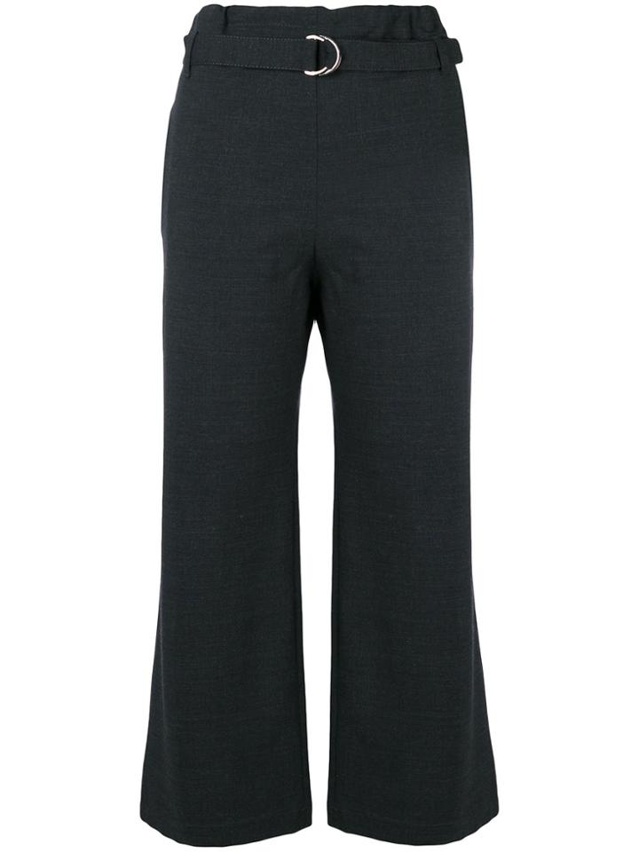 Cruciani Cropped Tailored Trousers - Black