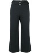 Cruciani Cropped Tailored Trousers - Black