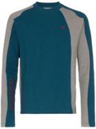 Gmbh Europa Contrasting Colour Long Sleeve T-shirt - Blue
