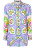 Versace Vintage Tapestry Floral Shirt - Multicolour
