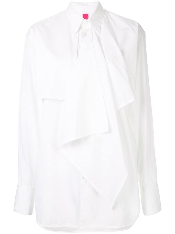 Y's Asymmetric Longline Shirt - White