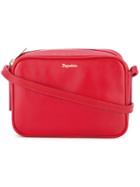 Repetto Logo Stamp Crossbody Bag, Women's, Red, Leather