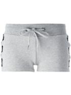 Philipp Plein 'giano' Track Shorts, Women's, Size: Medium, Grey, Cotton