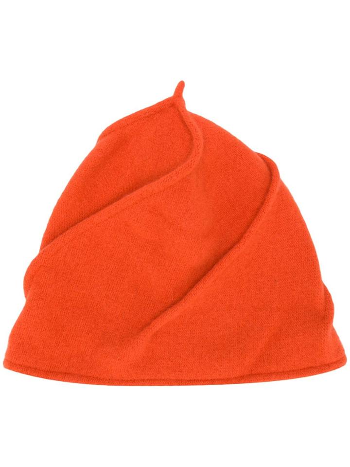 Le Chapeau Le Chapeau 3780 Orange Leather/fur/exotic Skins->leather -