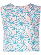Onia Embroidered Crop Top - Pink