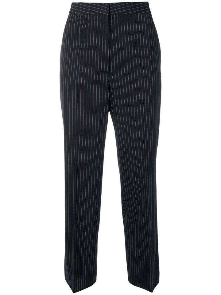 Stella Mccartney Micro Stripe Tailored Trousers - Blue