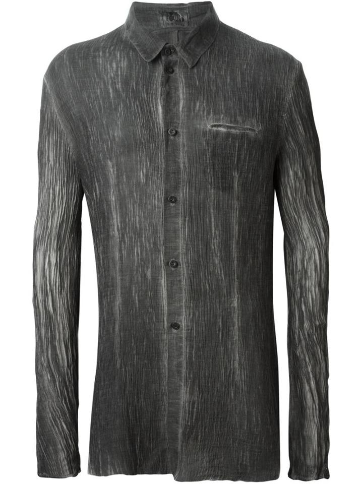 Lost And Found Creased Effect Shirt