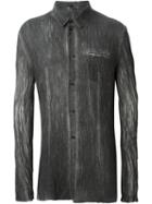 Lost And Found Creased Effect Shirt