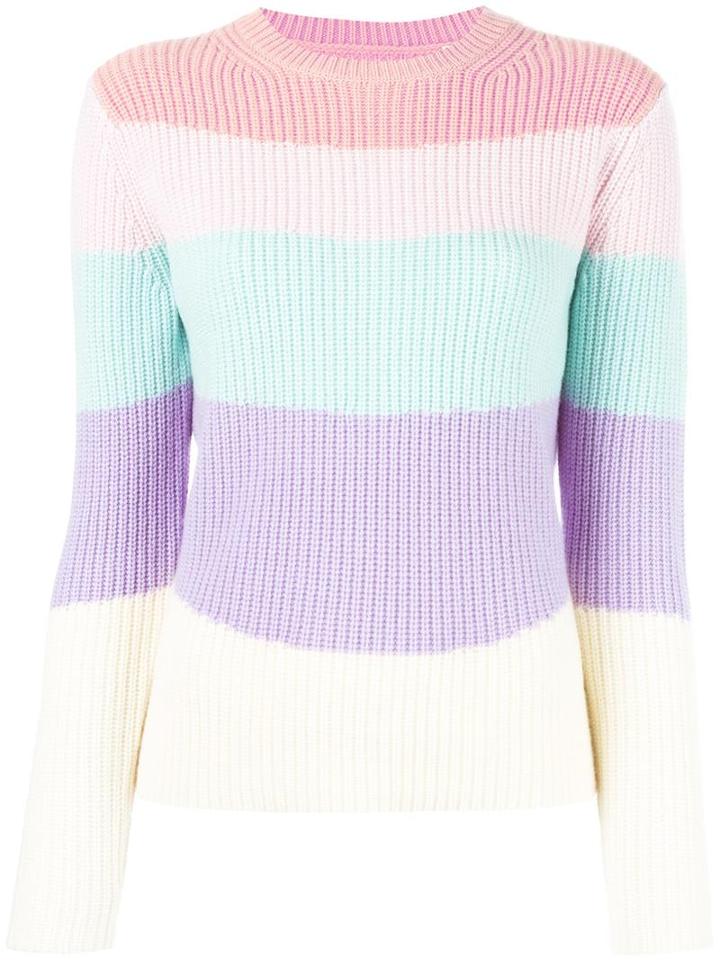 Chinti And Parker Striped Jumper, Women's, Size: Medium, Cashmere/wool