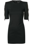 Dsquared2 Structured Shoulders Mini Dress - Black