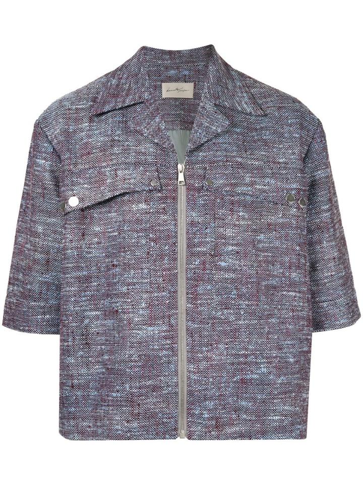 Necessity Sense Sahara Shirt Jacket - Blue