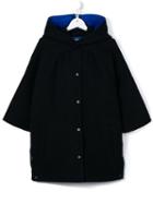 Stella Mccartney Kids Hooded Coat, Girl's, Size: 14 Yrs, Blue