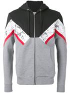 Dior Homme - Printed Hoodie - Men - Cotton - Xxs, Grey, Cotton