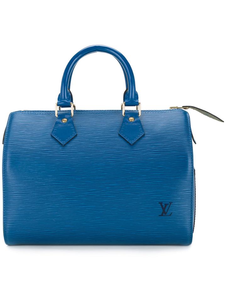Louis Vuitton Vintage Speedy 25 Bowling Bag - Blue