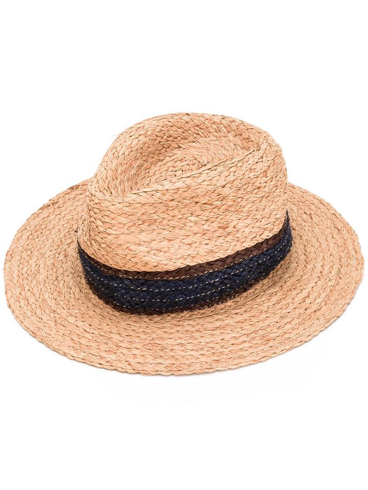 Paul Smith - Woven Trilby - Men - Straw - S, Nude/neutrals, Straw
