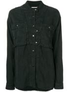 Isabel Marant Étoile Loaken Tonal-stitching Blouse - Black