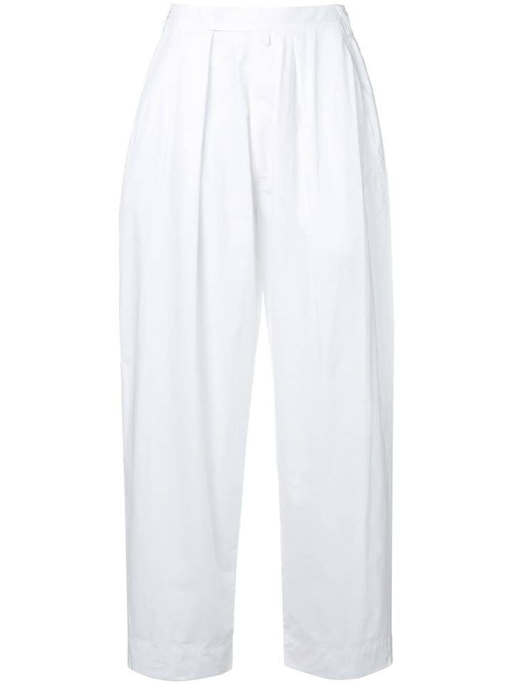 Katharine Hamnett London Wide Leg Trousers - White