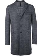 Harris Wharf London Button-up Chester Coat, Men's, Size: 48, Grey, Virgin Wool