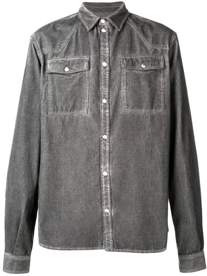 Diesel Black Gold Classic Denim Shirt - Grey