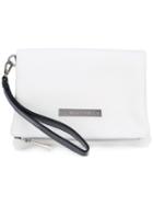 Flossy Clutch - Women - Leather - One Size, White, Leather, Marc Ellis