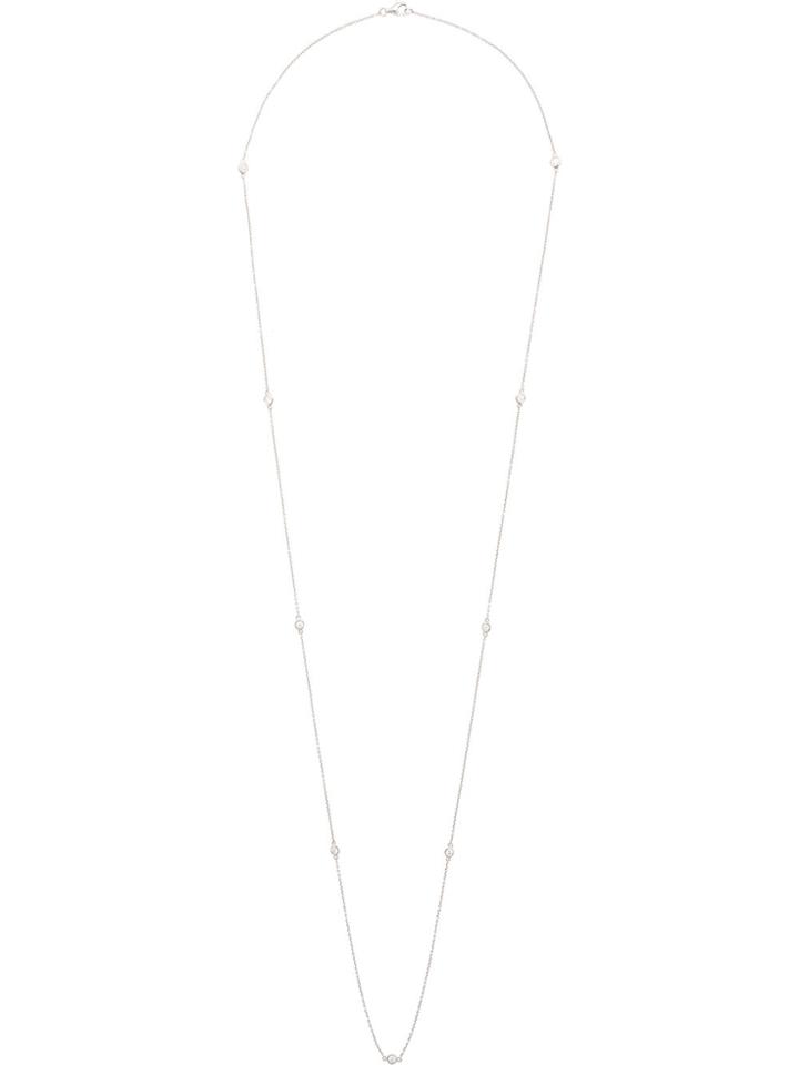 Loquet 18kt White Gold Diamond Chain - Grey