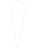 Loquet 18kt White Gold Diamond Chain - Grey
