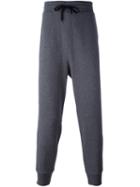 Ami Alexandre Mattiussi Drawstring Track Pants, Men's, Size: Small, Grey, Cotton