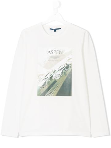 Aston Martin Kids Aspen Print Top - White