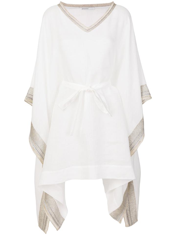 Gentry Portofino Kaftan Style Blouse - White