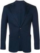 Eleventy Fitted Blazer Jacket - Blue