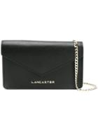 Lancaster Foldover Clutch Bag - Black
