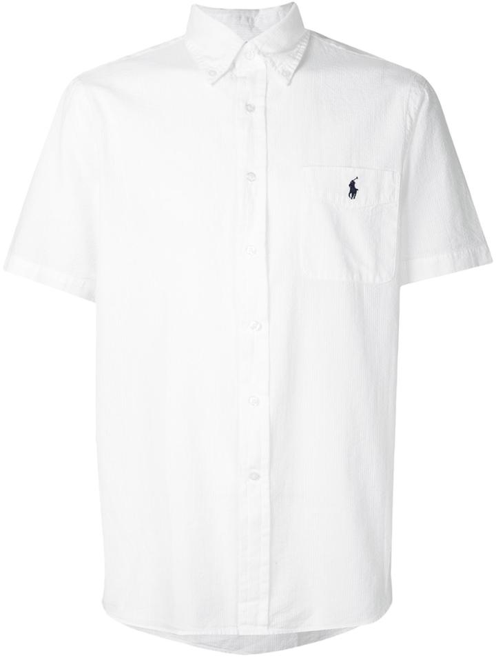 Polo Ralph Lauren Button Down Logo Pocket Shirt - White
